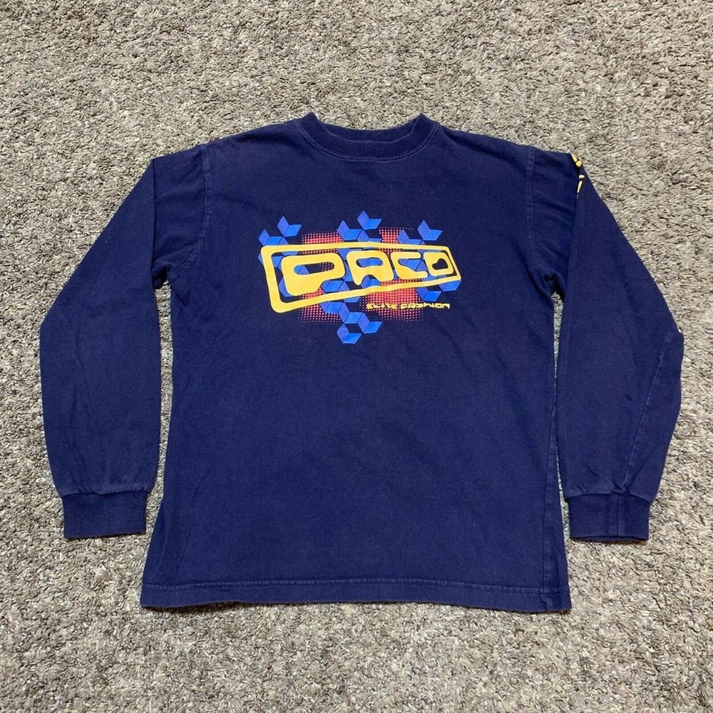 Paco Elite Fashions Sport Graphic L/ S Youth M Rare